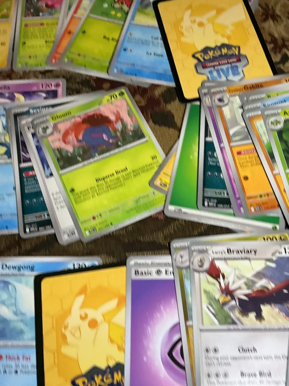 Pokemon Bulk Card Lot of 115 cards from the 2020s